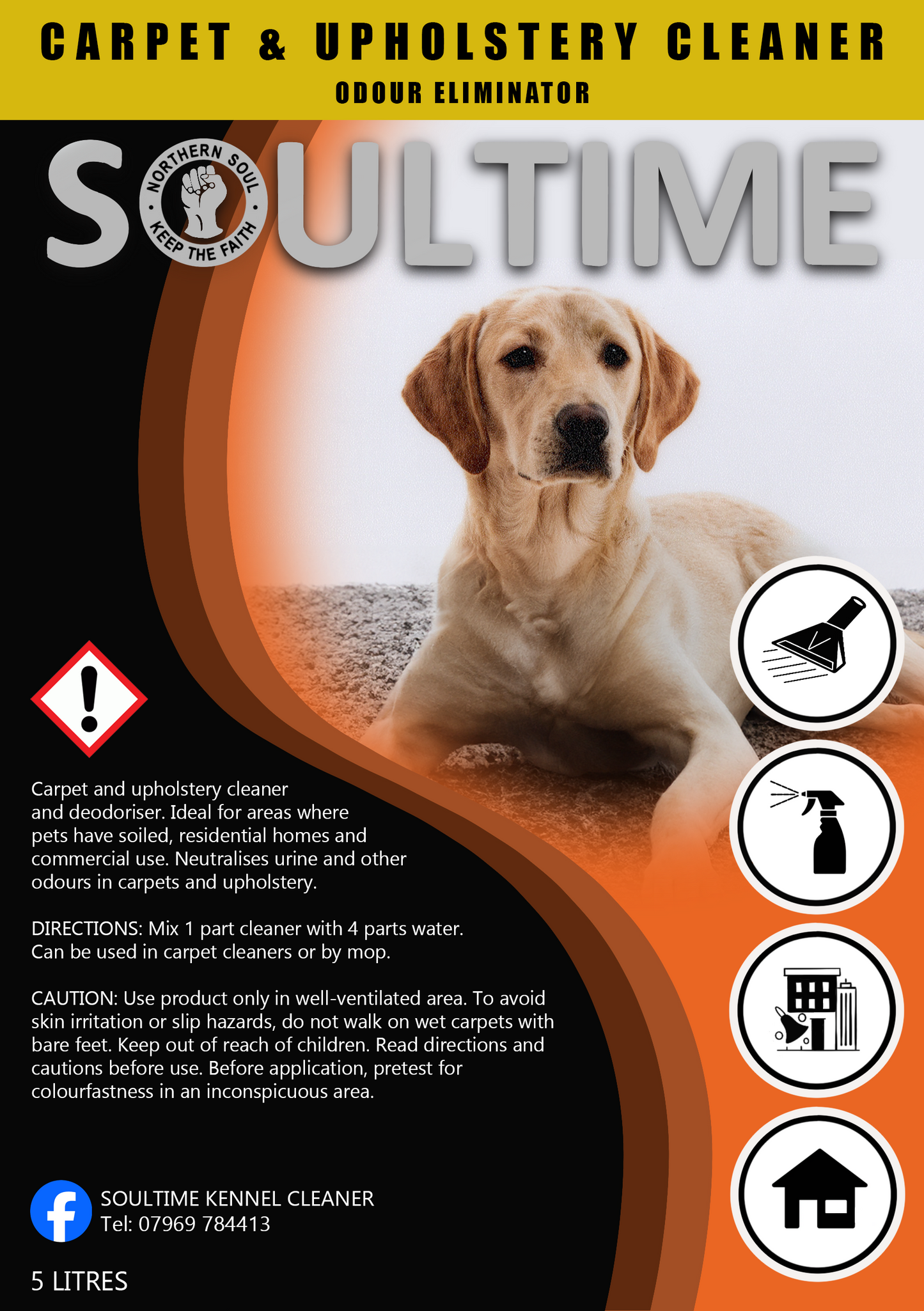 Soultime Carpet & Upholstery Cleaner - 5 Litres