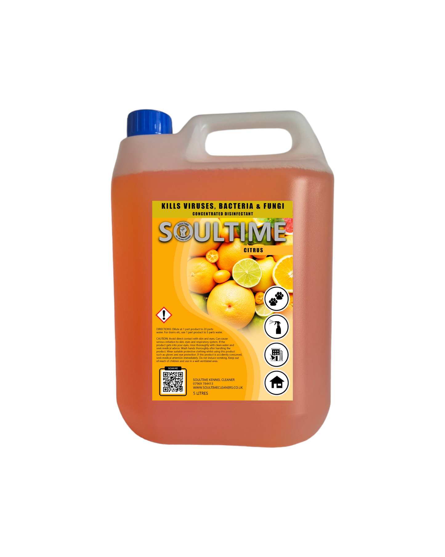 Soultime All-in-One Cleaner - Citrus - 5 Litre