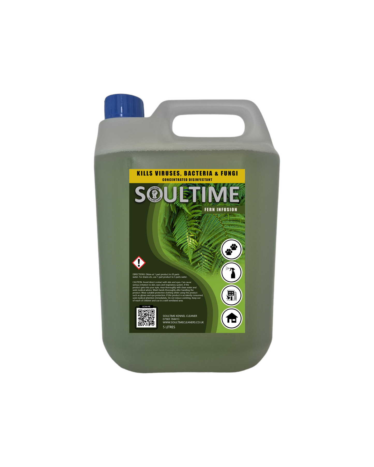 Soultime All-in-One Cleaner - Fern Infusion - 5 Litre