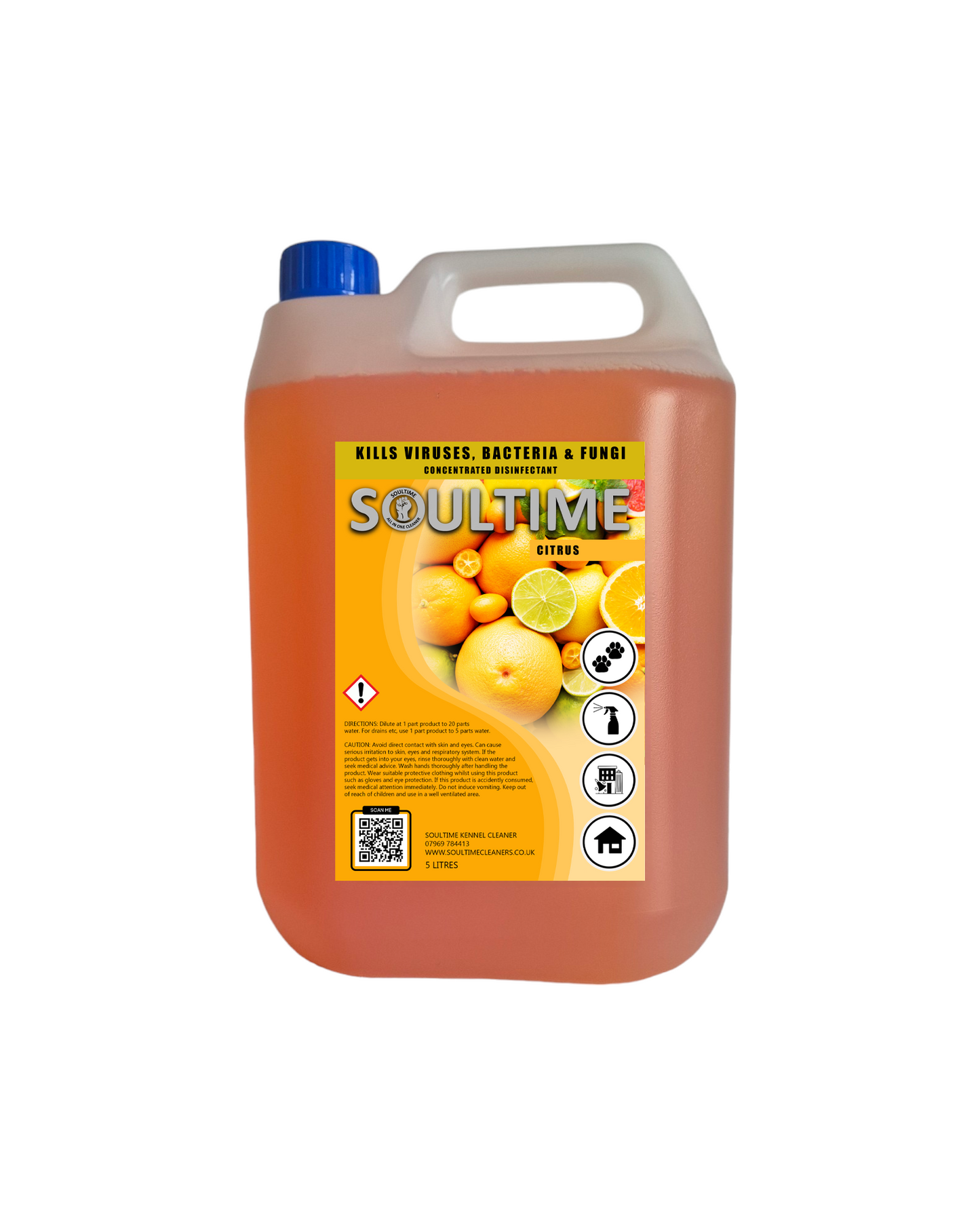 Soultime All-in-One Cleaner  - Citrus - 5 Litre