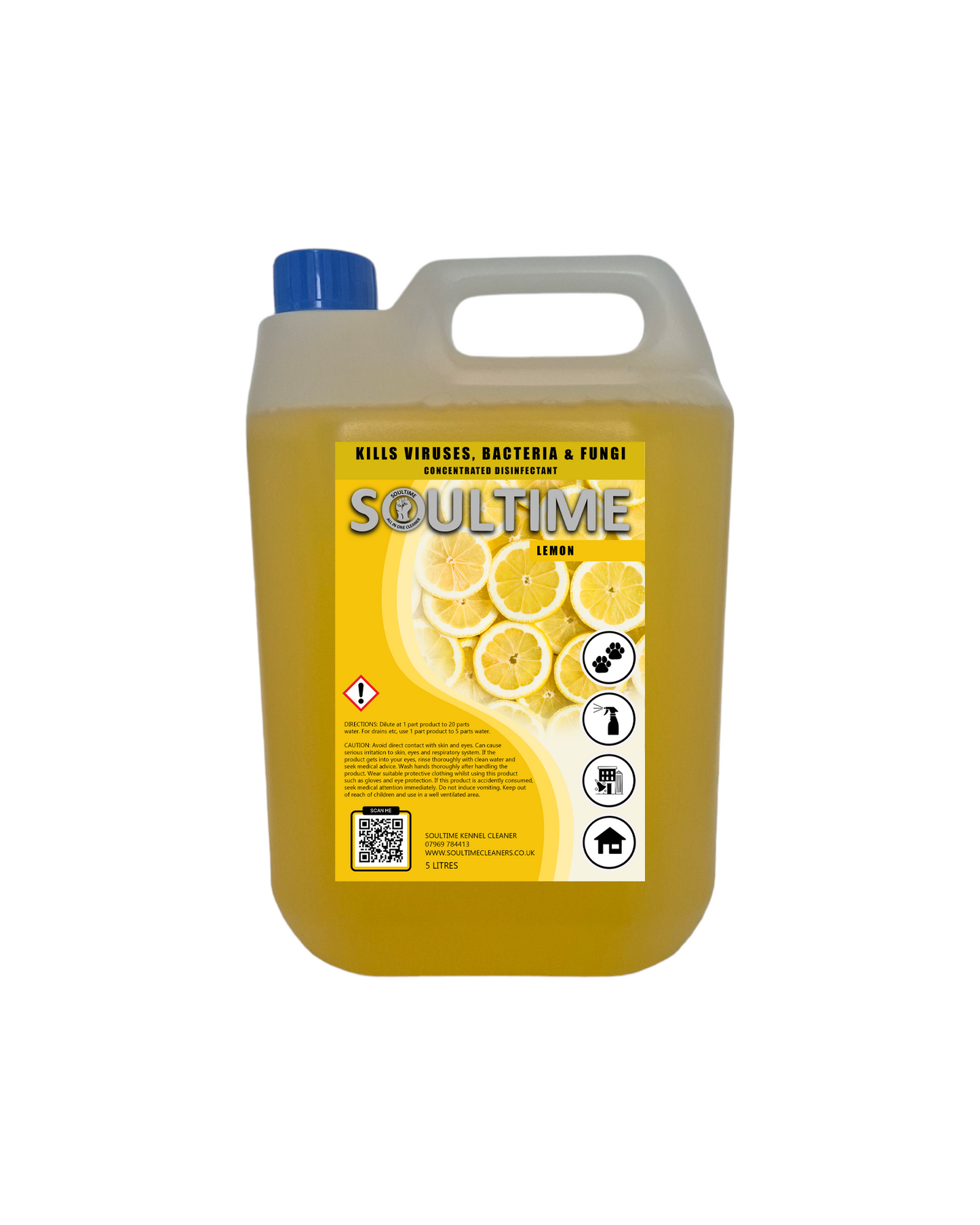 Soultime All-in-One Cleaner  - Lemon - 5 Litre