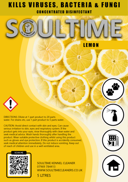 Soultime All-in-One Cleaner  - Lemon - 5 Litre