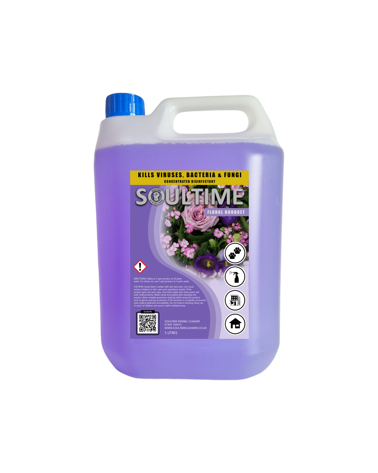 Soultime All-in-One Cleaner  - Floral Bouquet - 5 Litre